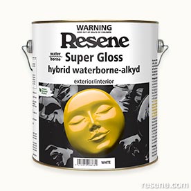 Resene Waterborne Super Gloss paint