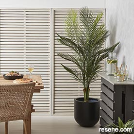 A screen using Resene Woodsman Whitewash tint base
