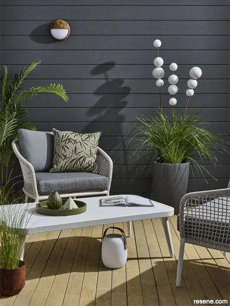 Linea weatherboards painted in Resene CoolColour paint