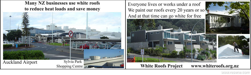 New Zealand businesses use white roof to reduce heat loads and save money