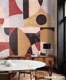 Resene Aquila Wallpaper Collection - Room using DGILA101