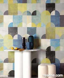 Resene Aquila Wallpaper Collection - Room using DGILA201