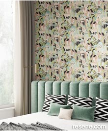 Resene Aquila Wallpaper Collection - Room using ILA001