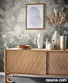 Resene Botanica Wallpaper Collection - Room using 33302