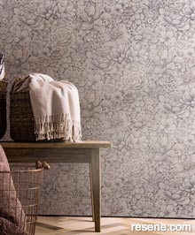 Resene Botanica Wallpaper Collection - Room using 33954