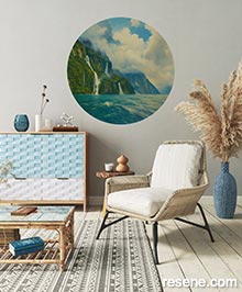 Resene Cirque Act II Wallpaper Collection - Room using 63069
