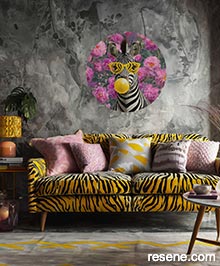 Resene Cirque Act II Wallpaper Collection - Room using 63094