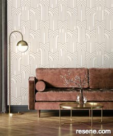 Resene Elegance Wallpaper Collection - Room using M421-02