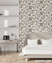 Resene Elegance Wallpaper Collection - Room using M458-09