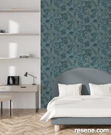 Resene Elegance Wallpaper Collection - Room using M458-14