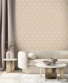 Resene Elegance Wallpaper Collection - Room using M533-02