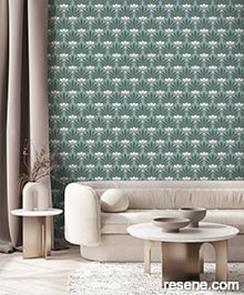 Resene Elegance Wallpaper Collection - Room using M533-04