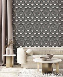 Resene Elegance Wallpaper Collection - Room using M533-09