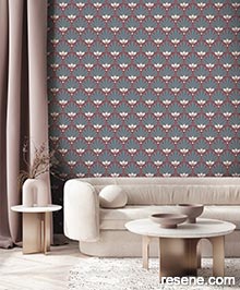 Resene Elegance Wallpaper Collection - Room using M533-10