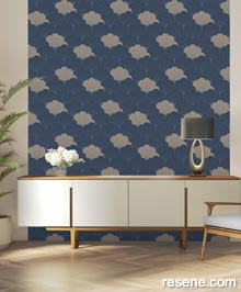 Resene Elegance Wallpaper Collection - Room using M640-01