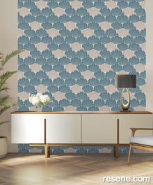 Resene Elegance Wallpaper Collection - Room using M640-04