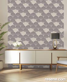 Resene Elegance Wallpaper Collection - Room using M640-19