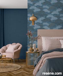 Resene Elegance Wallpaper Collection - Room using M644-01