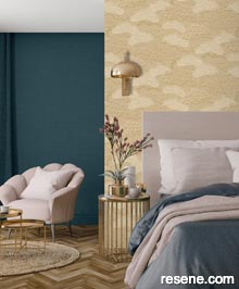 Resene Elegance Wallpaper Collection - Room using M644-02