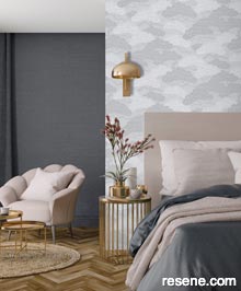 Resene Elegance Wallpaper Collection - Room using M644-09
