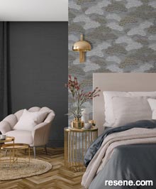 Resene Elegance Wallpaper Collection - Room using M644-19