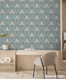 Resene Elegance Wallpaper Collection - Room using M661-04