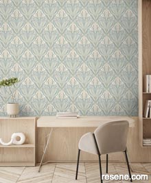 Resene Elegance Wallpaper Collection - Room using M661-24