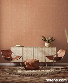 Resene Essentiell Wallpaper Collection - Room using 34605