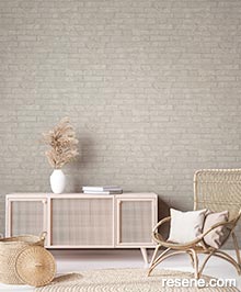 Resene Essentiell Wallpaper Collection - Room using 34612