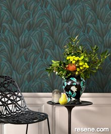 Resene Fashion for Walls Wallpaper Collection - Room using 10371-19