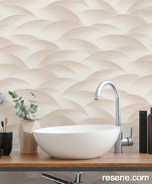 Resene Fashion for Walls Wallpaper Collection - Room using 10372-02