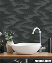 Resene Fashion for Walls Wallpaper Collection - Room using 10372-15