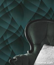 Resene Fashion for Walls Wallpaper Collection - Room using 10374-18