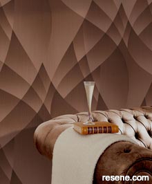 Resene Fashion for Walls Wallpaper Collection - Room using 10374-48