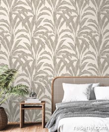Resene Nomade Wallpaper Collection - Room using M619-07