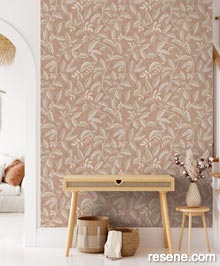 Resene Nomade Wallpaper Collection - Room using M660-05