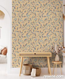 Resene Nomade Wallpaper Collection - Room using M660-07