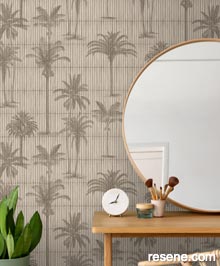 Resene Nomade Wallpaper Collection - Room using M687-07