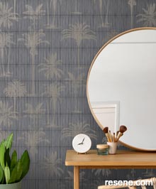 Resene Nomade Wallpaper Collection - Room using M687-09