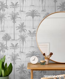 Resene Nomade Wallpaper Collection - Room using M687-19