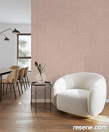 Resene Nomade Wallpaper Collection - Room using M692-05