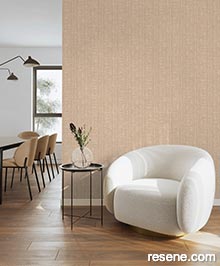 Resene Nomade Wallpaper Collection - Room using M692-08