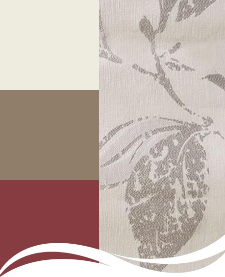 Evolve curtains in Stone