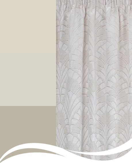 Paradise curtains in Blonde