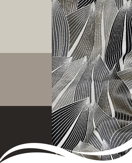 Prosper curtains in Steel
