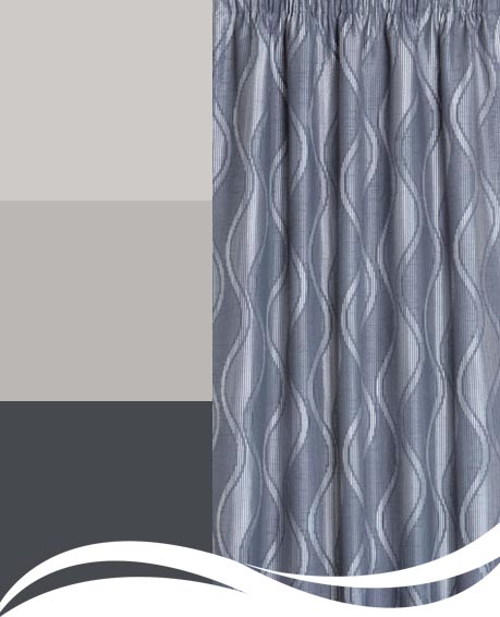 Ripple curtains in Stone