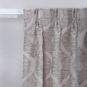 Dutch pleat curtains