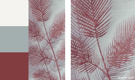 Denizen curtains in Flame
