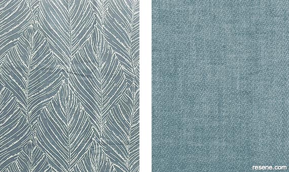Foliage curtains in Hydra with matching Context curtains