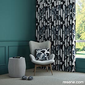 Resene Flora curtains 